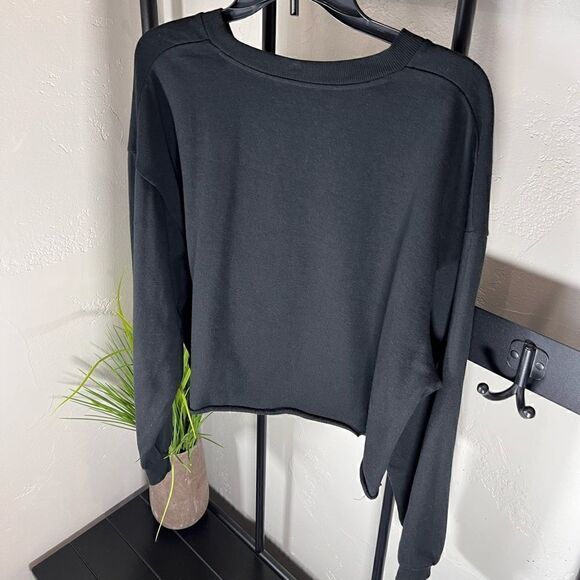 The Rolling Stones santa hat cropped sweatshirt black size XXL - Picture 5 of 12